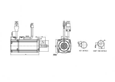 Delta Servomotor ECMA-C20807SS 0,75KW mit Bremse