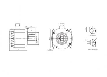 Delta Servomotor ECMA-L11830RS 3.0KW