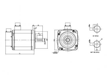 Delta Servomotor ECMA-C21010RS 1KW