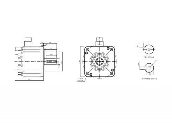 Delta Servomotor ECMA-L11830RS 3.0KW